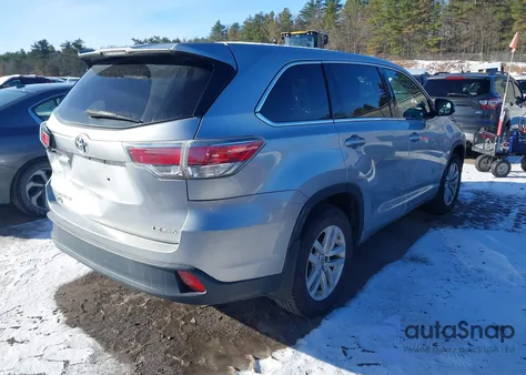 2015 Toyota Highlander Le V6 from USA, damaged, VIN 5TDBKRFH8FS120378